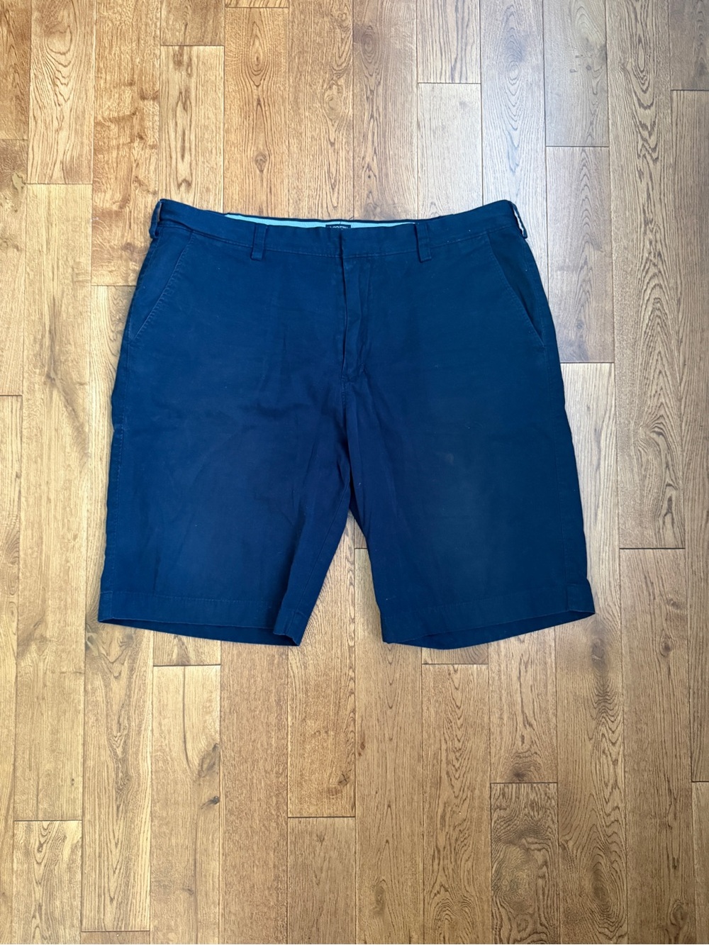J. Crew Classic Navy Flat-Front Chino Shorts